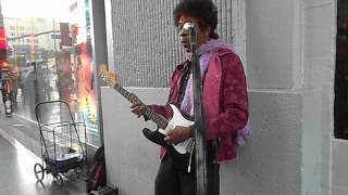 Jimi Hendrix Performs at Hollywood Boulevard [upl. by Ekralc]