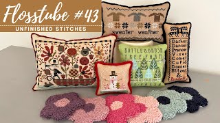 Flosstube 43 Fall stitching has begun [upl. by Ha]