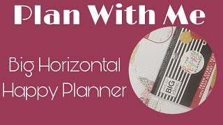 Plan With Me  Big Dashboard Happy Planner [upl. by Acisset]