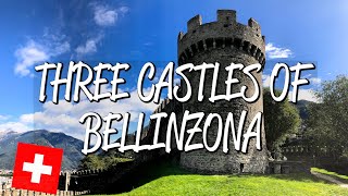 Three Castles of Bellinzona  UNESCO World Heritage Site [upl. by Wernher]