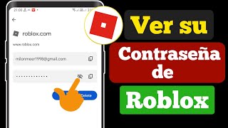 Como saber la contraseña de cualquier cuenta de roblox [upl. by Noiramed]