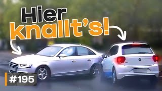 Unfälle Konfrontationen und wahnsinnige Aktionen im Straßenverkehr  GERMAN DASHCAM  195 [upl. by Morrie]