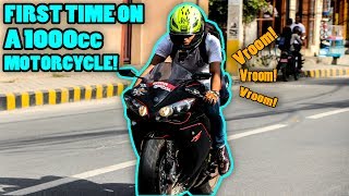 FIRST TIME RIDING A 1000CC MOTORCYCLE  YAMAHA R1  MOTOVLOG  VLOG  NEPAL [upl. by Edison]