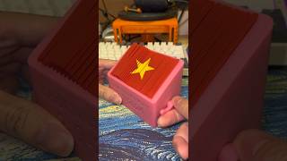 In 3D cờ VN mô phỏng chuyển động 3d 3dprint shorts [upl. by Yebba]