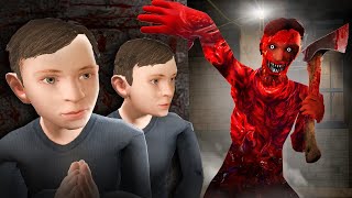 ЗОМБИ БАТЯ ОХОТИТСЯ НА НАС СБЕЖАЛИ ИЗ ДОМА СКУЛБОЙ В Garrys Mod [upl. by Nets790]