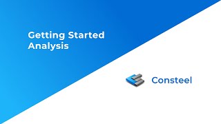 Getting Started with Consteel 14  Analysis  Haunched frame example part 3 [upl. by Eessej]