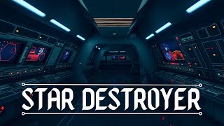 Star Wars Ambience  Star Destroyer  Interior ship ambience no music [upl. by Aihsas35]