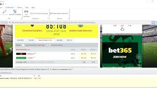 How to capture a specific bookmaker O  U values from NBA URLs in BetExplorer [upl. by Negrom782]