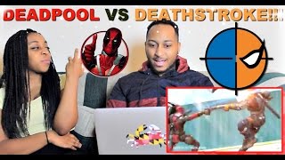 ScrewAttack quotDeadpool VS Deathstroke  DEATH BATTLEquot Reaction [upl. by Saretta]