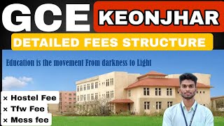 Govt College of Engineering Keonjhar Fees Details Gce Keonjhar Fees engineering [upl. by Preiser846]