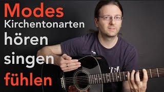 Kirchentonarten  Modes fühlen hören und singen lernen [upl. by Dloreh379]