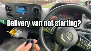 Mercedes Sprinter wont start  Called AA recovery Truck 🚗 got frozen and jamed 🙌🥺 [upl. by Whitcomb]