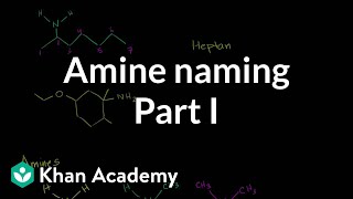 Amine naming introduction  Amines  Organic chemistry  Khan Academy [upl. by Tserof]