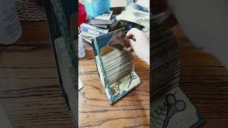 Desktop Ephemera Holder  RolodexStyle Altered Book [upl. by Niu]