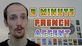 How To Do A French Accent In UNDER TWO MINUTES [upl. by Fairlie842]