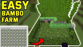 EASY amp SIMPLE Bamboo Farm In MINECRAFT 120 bedrockps4xboxmcpe [upl. by Annaigroeg851]