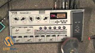 VOX ToneLab LE Multieffects Pedal Demonstration Part One [upl. by Suicul]