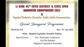 LI NING 45th INTER DISTRICT BADMINTON CHAMPIONSHIP 2023 amp NBA GOLDEN JUBILEE COMMEMORATION [upl. by Leitao]