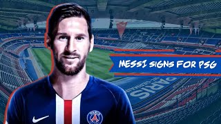 MESSI to PSG  Football news [upl. by Lira136]