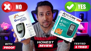 Most Accurate Glucometer in India 2023  Dr Morepen glucometer Review vs Accu Chek glucometer Review [upl. by Aerdnwahs601]