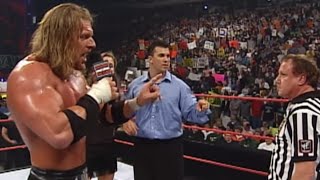 Triple H vs Chris Jericho  WWE Championship Match Raw April 17 2000 [upl. by Geoff502]