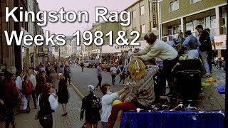 Kingston Rag 1981 and 1982 procession through Kingston upon Thames [upl. by Euqinamod]