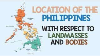 Location of the Philippines with respect to Landmasses and Bodies  Animation [upl. by Mufinella83]