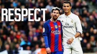 Epic Moments Messi amp Ronaldo  Respect Rivalry [upl. by Alyson325]