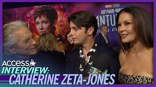 Catherine ZetaJones GUSHES About Michael Douglas’ Goatee [upl. by Merrill]