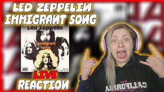 LED ZEPPELIN  Immigrant Song Live 1972  Reaction  First time Listen [upl. by Ahsienor977]