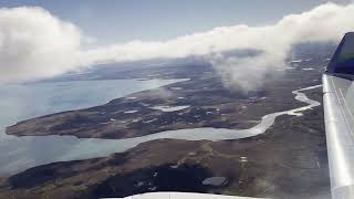 King Salmon to Anchorage AK on AlaskaHorizon E175 [upl. by Adnilev]