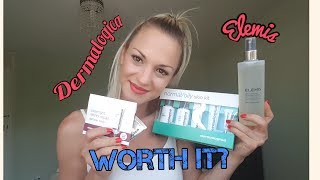 2017 New skincare routine  Dermalogica amp Elemis review [upl. by Haorbed]