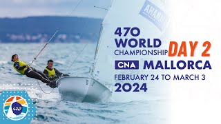 2024 470 Worlds Championship  Day 2 Highlights [upl. by Maisey]