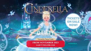 GAIETY PANTO CINDERELLA ON SALE NOW [upl. by Ferneau]