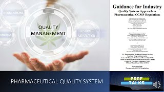 USFDA Guidance for Pharmaceutical Quality System  USFDA Guidelines for Pharmaceuticals [upl. by Dublin]