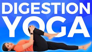 20 minute Digestion Healing Yoga for Bloating Gas amp Cramps [upl. by Maxa]