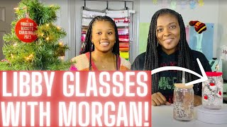 Applying Vinyl To A Libby Glass Easy Tutorial libbyglass adhesivevinyl cricutforbeginners [upl. by Duvall791]