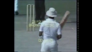 Sunil Gavaskar 121 vs West Indies  Delhi 2nd test 1983 [upl. by Yentroc672]