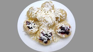 Rychlé borůvkové knedlíky z tvarohového těsta bez kynutí recept [upl. by Ange225]