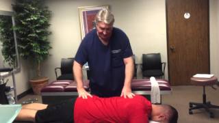 Severe Herniated Disc Patients 1st Time Adjustment From Your Houston Chiropractor Dr Johnson [upl. by Nodnalb]