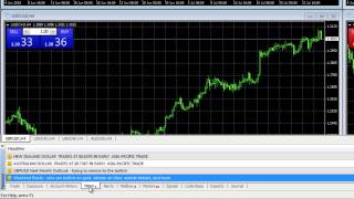The terminal window in MT4 [upl. by Annayoj]