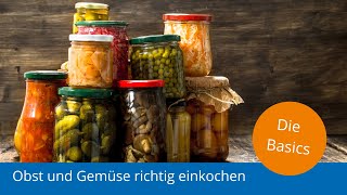 Obst und Gemüse richtig einkochen [upl. by Boru]