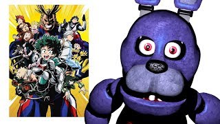 FNAF Characters and their favorite Anime [upl. by Omar]