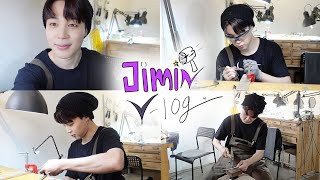 BTS VLOG Jimin l 팔찌공방 VLOG [upl. by Fae]