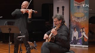 Aniello and Gennaro Desiderio play Sonata No 1 Paganini  Violin and Guitar  Altamira Guitars [upl. by Esnofla]