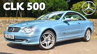 Mercedes CLK 500  The Bargain V8 German Muscle Car [upl. by Sorcim185]