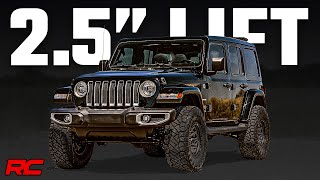 2022 Jeep JLU 25quot Lift Kit Overview [upl. by Oralia]