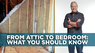 Convert An Attic to a Bedroom  Todays Homeowner with Danny Lipford [upl. by Goodrich]