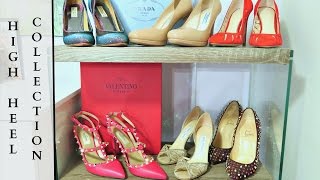 HIGH HEEL COLLECTION  SHOE TRY ON AND REVIEW [upl. by Kurtzig]