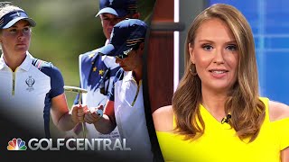 Solheim Cup tactics net different results on Day 2  Golf Central  Golf Channel [upl. by Notliw]